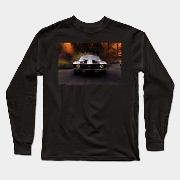 1969 Camaro SS Long Sleeve T-Shirt by hottehue